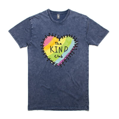 Adult - Colour Heart on Stonewash Thumbnail